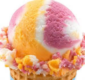 Rainbow Sherbet Ice Cream