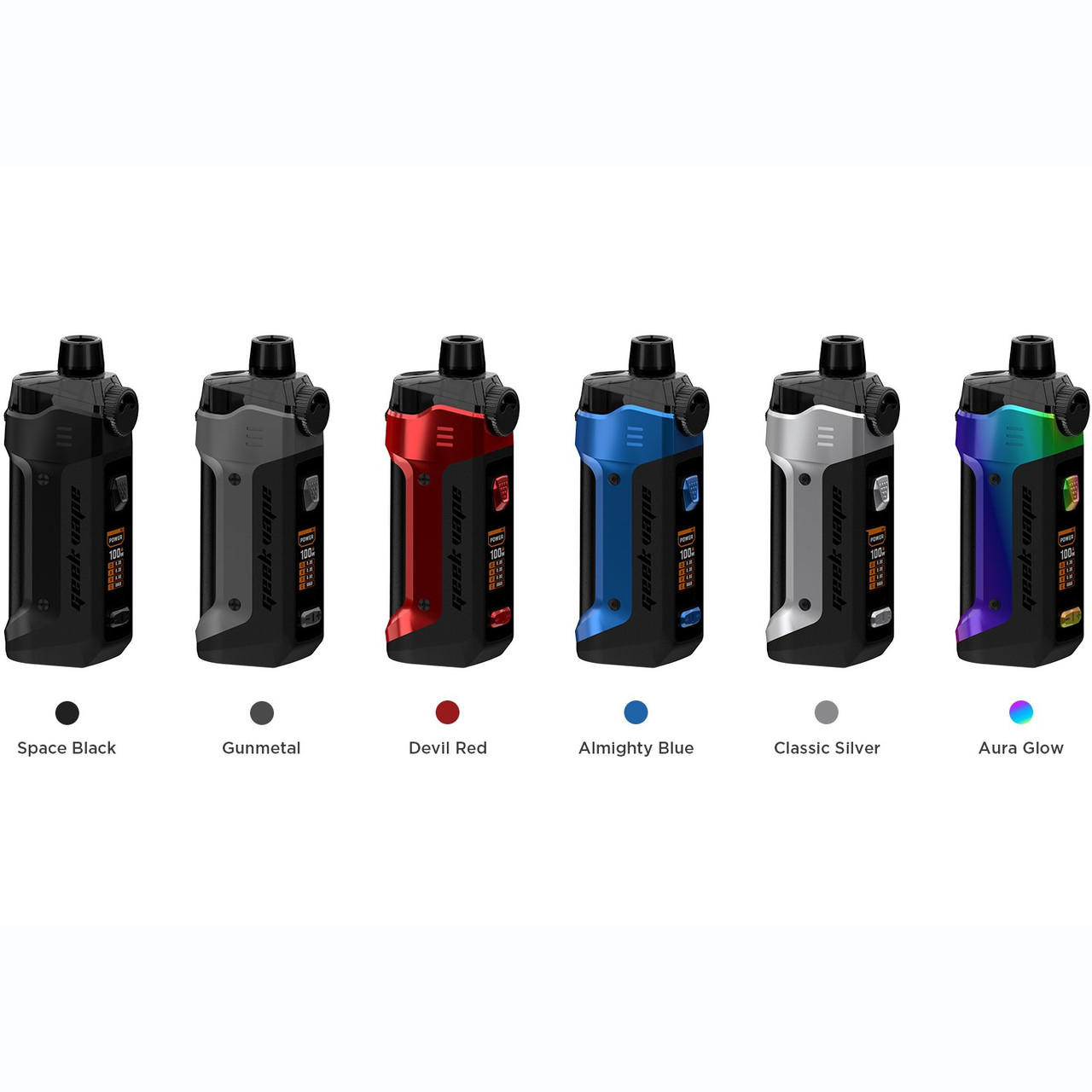Silicone Case Für Geekvape Max100 Aegis Max 2 Kit – Schutzcover In Schwarz-Blau