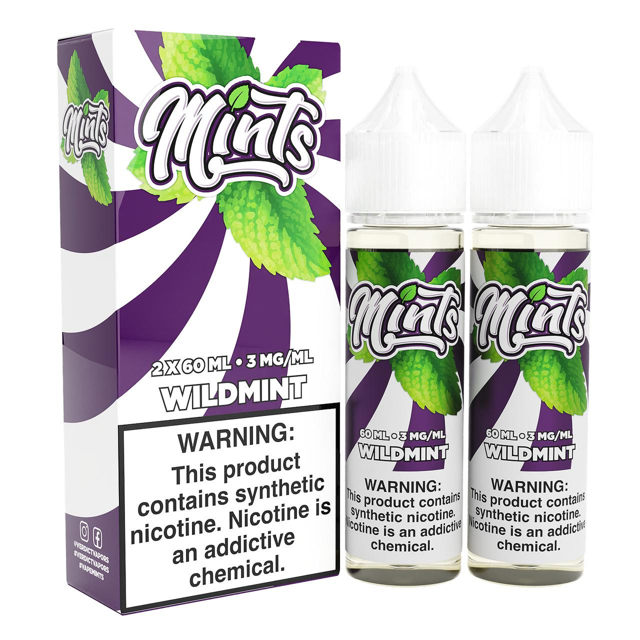 MINTS Vape Co ELiquid 60ml 2pk 15.49 Mint Vape Juice PerfectVape