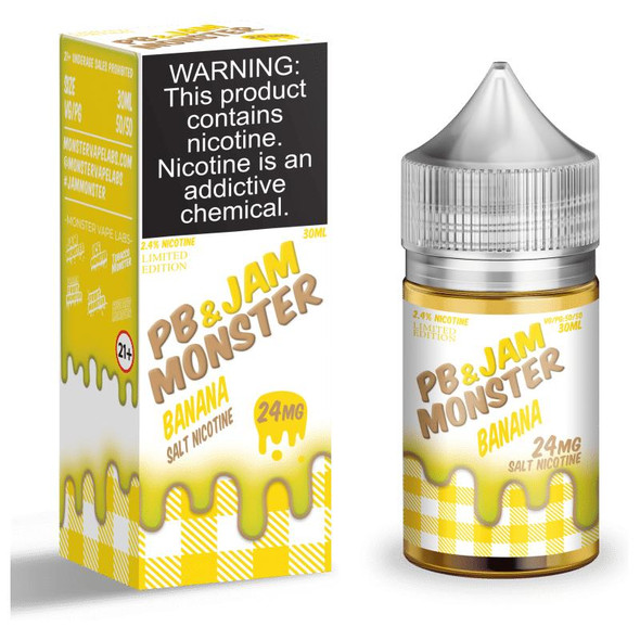 Monster Vape Labs PB & Jam Monster Salt Nic Premium E-Liquid 30ml