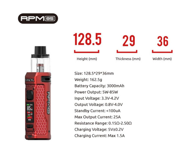 Smoktech Smok RPM 85 Pod Kit