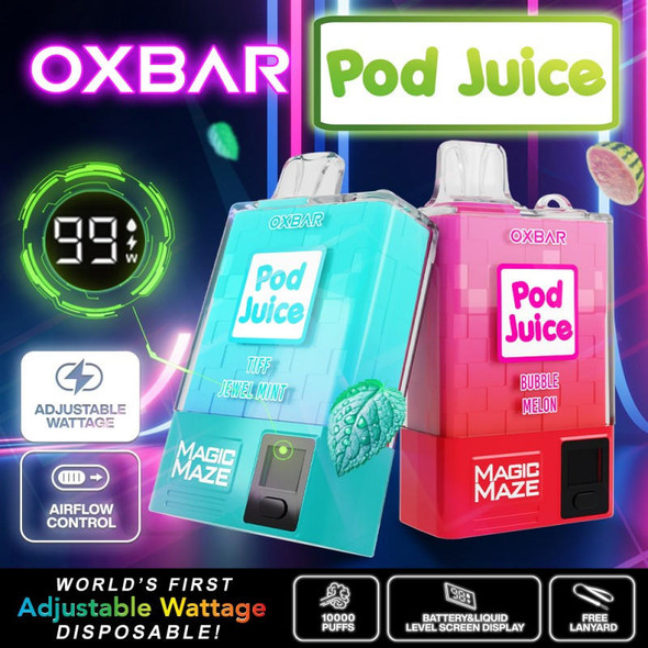 OXBAR Pod Juice x OXBAR Magic Maze Pro 10K