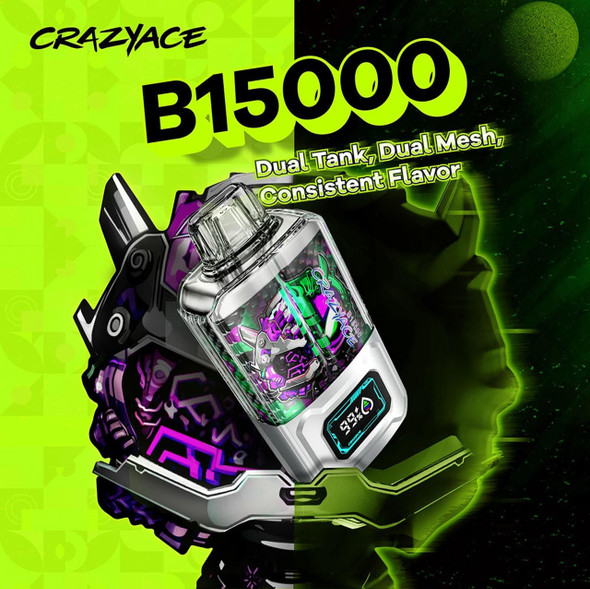 CRAZYACE B15000 Dual Tank 2 x 10ml