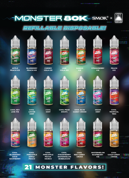 Monster 80K - 21 Flavors