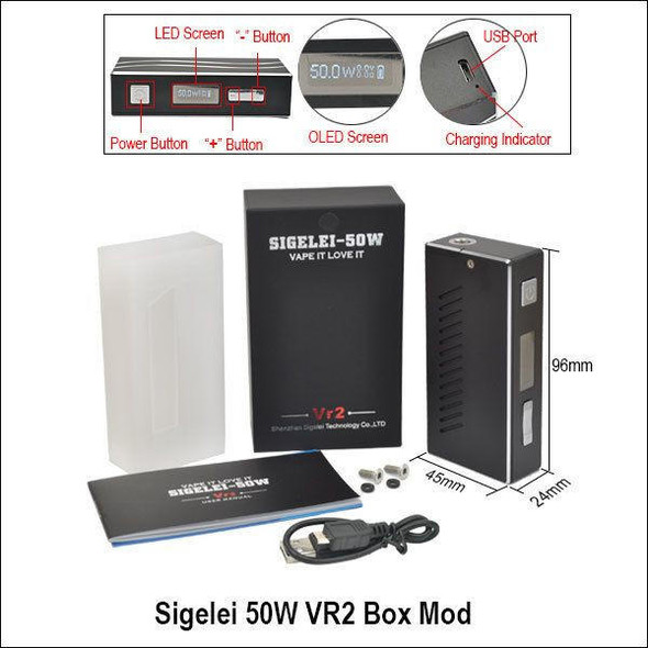 Sigelei 50W VR2 Box Mod