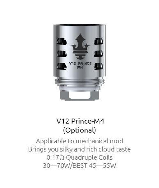  Smoktech TFV12 Prince M4 Coils (3PK) 0.17ohm 