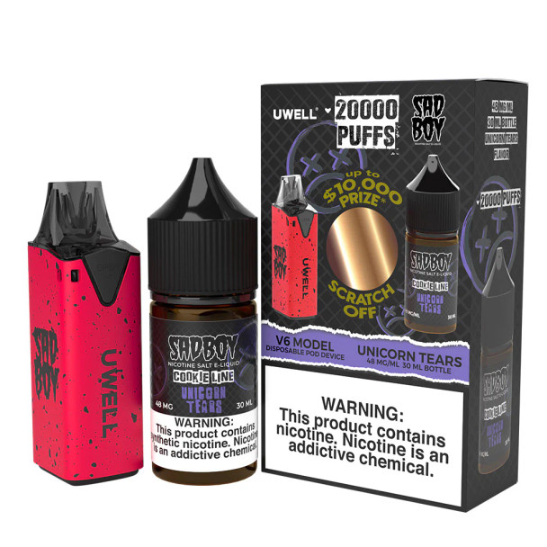 Sadboy Salt x Uwell V6 Kit Sadboy Salt x Uwell V6 Kit