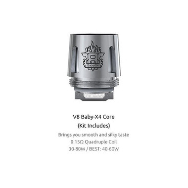 Smoktech TFV8 BABY X4 coils 0.15ohm
