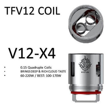 Smoktech TFV12 Coils V12-X4 (3 pack)