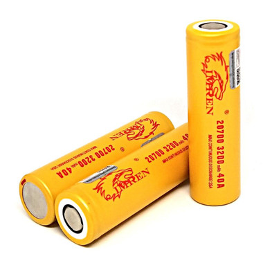 Imren 20700 battery (3200mah/ 40a) (Gold) 2pc