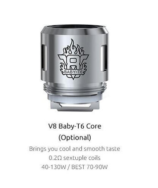 Smoktech TFV8 Baby T6 Coils 0.20 ohm