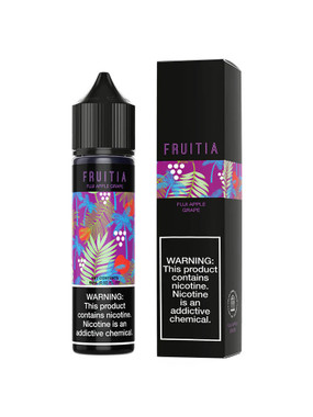 Fruitia E-Liquid 60ml $9.50 Fruitia E-Liquid 60ml $9.50