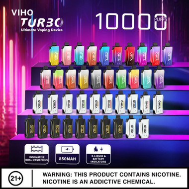 VIHO Turbo 10k - Cherry Berry  America's No.1 Online Vape Shop – Price  Point NY