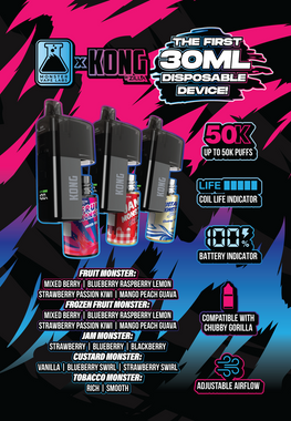 Kong by Zilla x Monster Vape Labs 50K