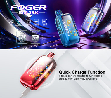 Discover Blue Razz Ice Foger Bit 35K