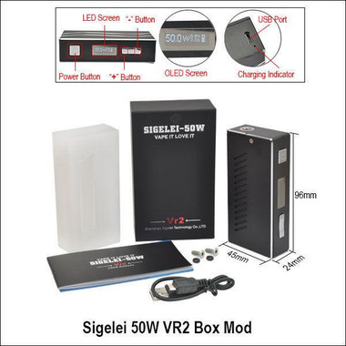 Sigelei 50W VR2 Box Mod