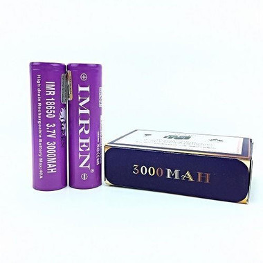 IMREN 18650 3000mAh 40A 2pk