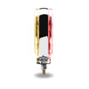 CLEAR AMBER/RED TURN & MARKER DOUBLE FACE ROUND REFLECTOR LED LIGHT - 38 DIODES