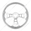 18" Chrome Aluminum "Chopper" Style Steering Wheel