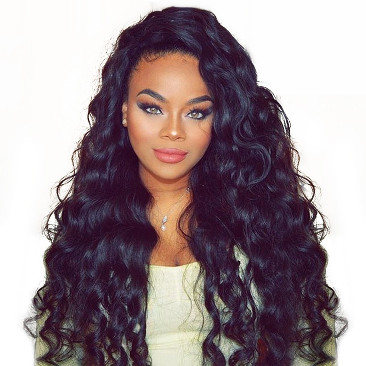 beach wave lace front wig