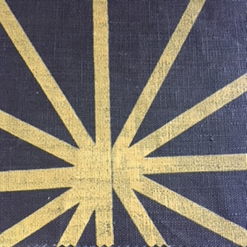 Columbine - Ochre on Charcoal