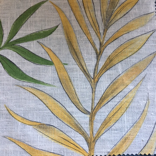 Palms  - Green and Ochre