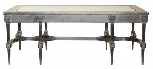 Rose coffee table with glass