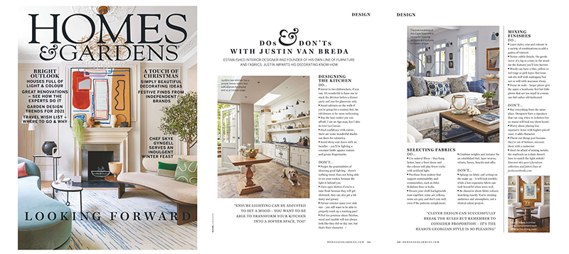 DESIGNING DO'S AND DONT’S as featured in Homes & Gardens Magazine. DESIGNING DO'S AND DONT’S as featured in Homes & Gardens Magazine.