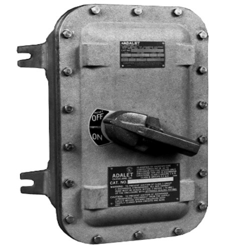 Adalet XCBA N4 30DN3W Disconnect Enclosure - 6" x 11" x 5" (WxHxD), 30 Amp, 3P-1