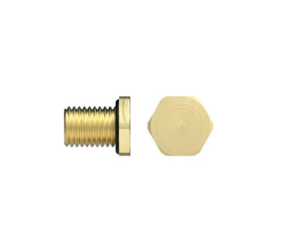 Ex ATEX Hazardous Environment HEX HEAD STOPPING PLUG BRASS M80 (Case Qty 10)