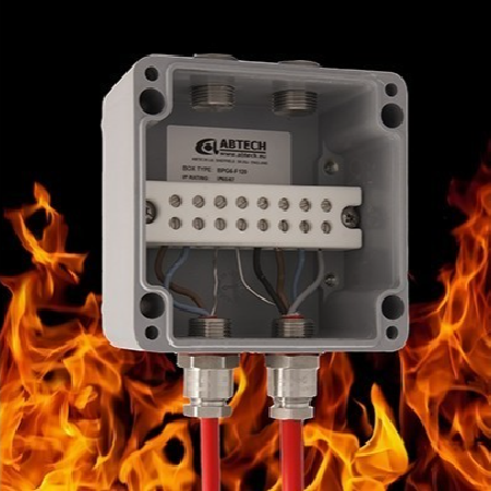 Abtech -Flame Resistant Junction Box – 6.3 x 6.3 x 3.5 – BPG6F-160