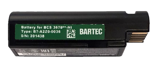 BCS3678ex Handheld Scanner Battery