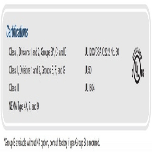 Adalet XCBSAQ N4 4020 Motor Starter Enclosure - Copper Free Aluminum, 480 VAC, 30 Amp, Nema Size: 1-3