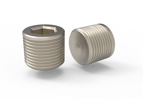 Ex ATEX Hazardous Environment HEX SOCKET STOPPING PLUG TYPE B NICKEL PLATED M100 (Case Qty 3)
