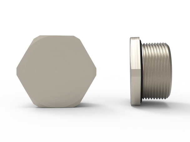 Ex ATEX Hazardous Environment HEX HEAD STOPPING PLUG NICKEL PLATED  M25 (Case Qty 135)