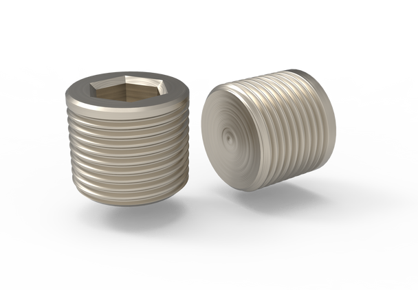 Ex ATEX Hazardous Environment HEX SOCKET STOPPING PLUG TYPE A NICKEL PLATED 3-1/2" NPT (Case Qty 4)