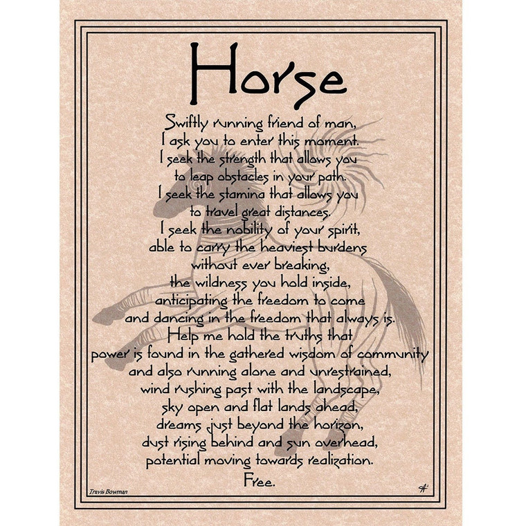 Horse Prayer Poster