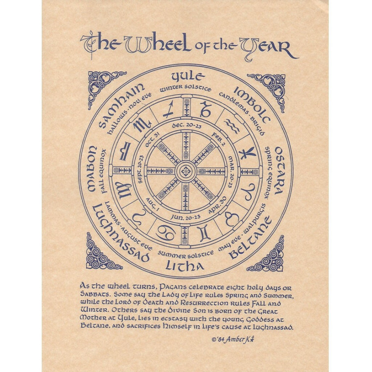 Pagan Year (Wheel of the Year) Poster