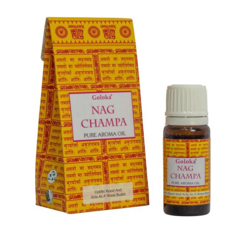 Nag Champa Oil by Goloka (10 ml)
