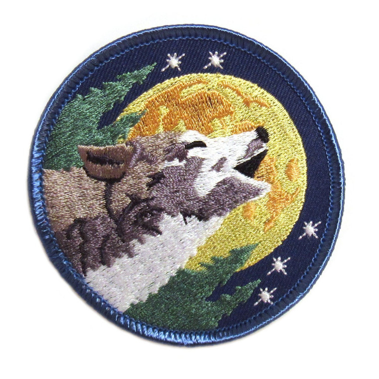 Wolf and Moon Patch