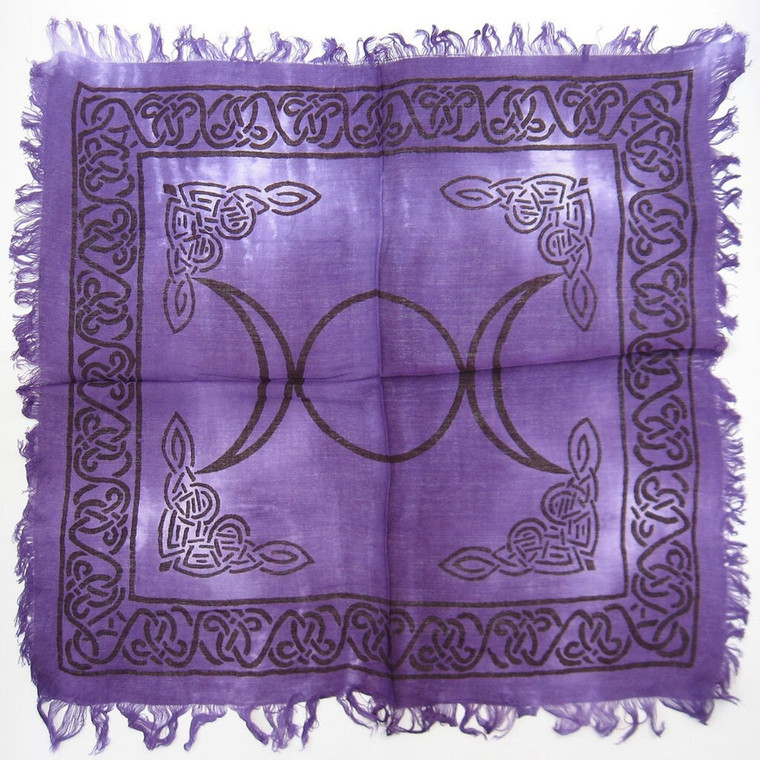 Triple Moon Altar Cloth (18 Inches)