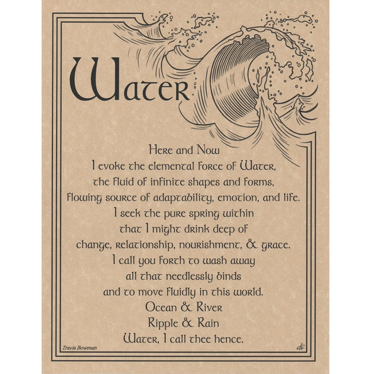 Water Evocation Poster