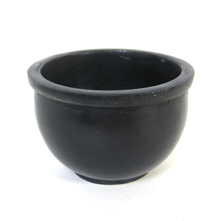 Black Stone Scrying Bowl (3 Inches)