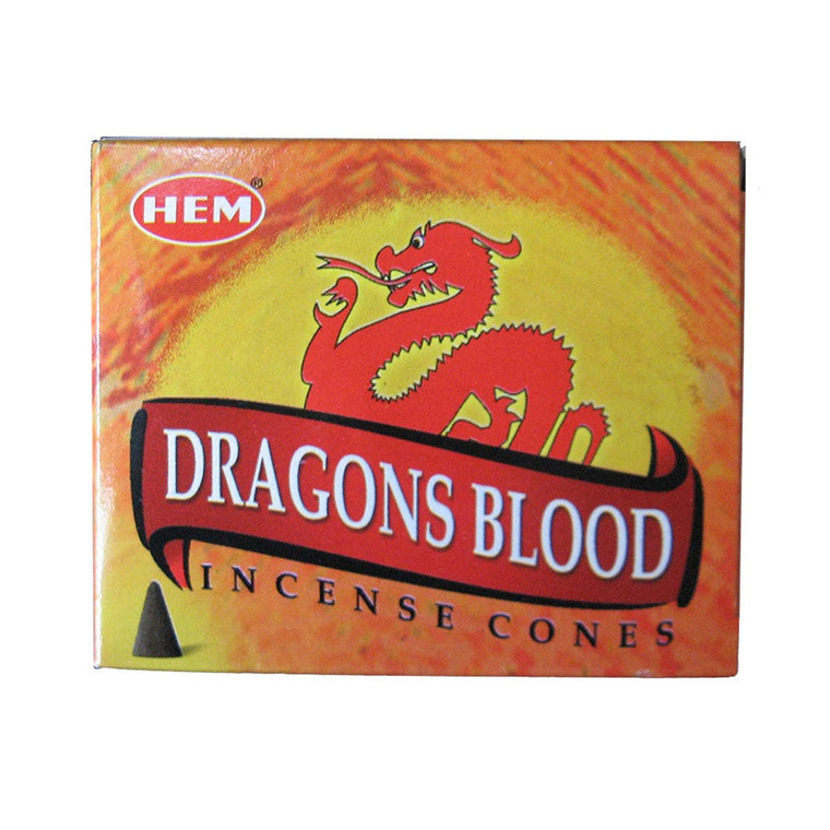 Dragon's Blood Incense Cones by HEM (Box of 10)