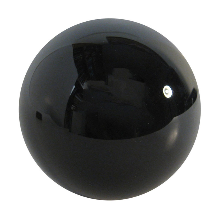 Large Black Crystal Gazing Ball (80 mm)