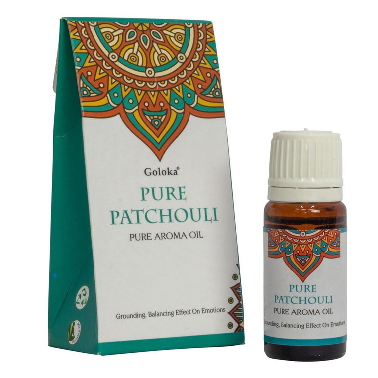 Pure Patchouli Oil by Goloka (10 ml)