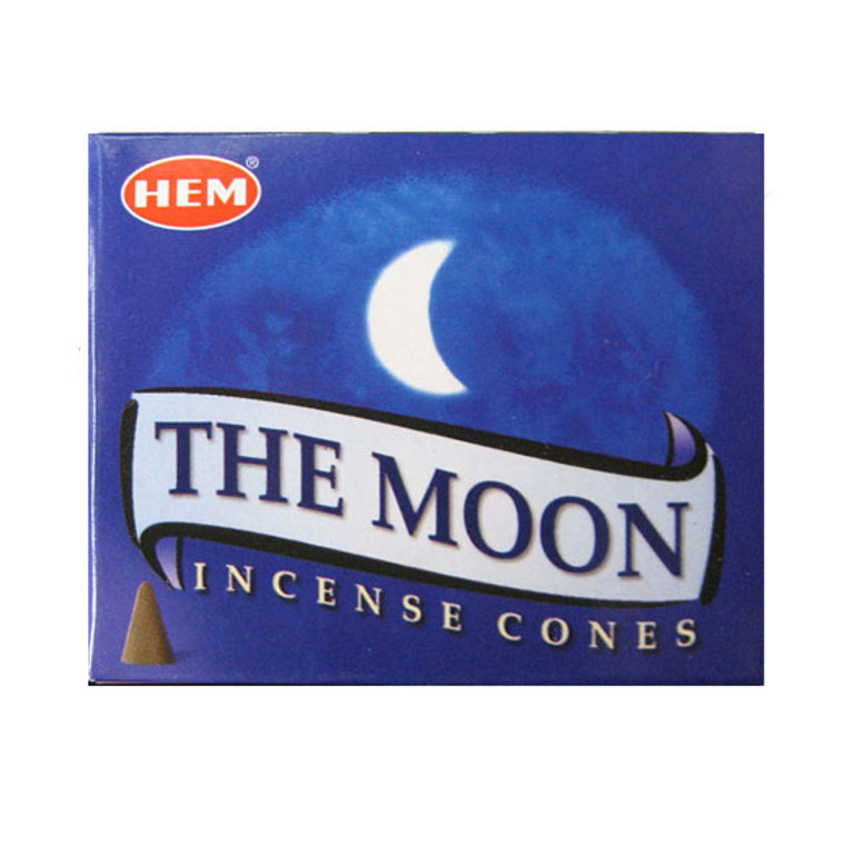 The Moon Cone Incense by HEM (Box of 10 Cones)