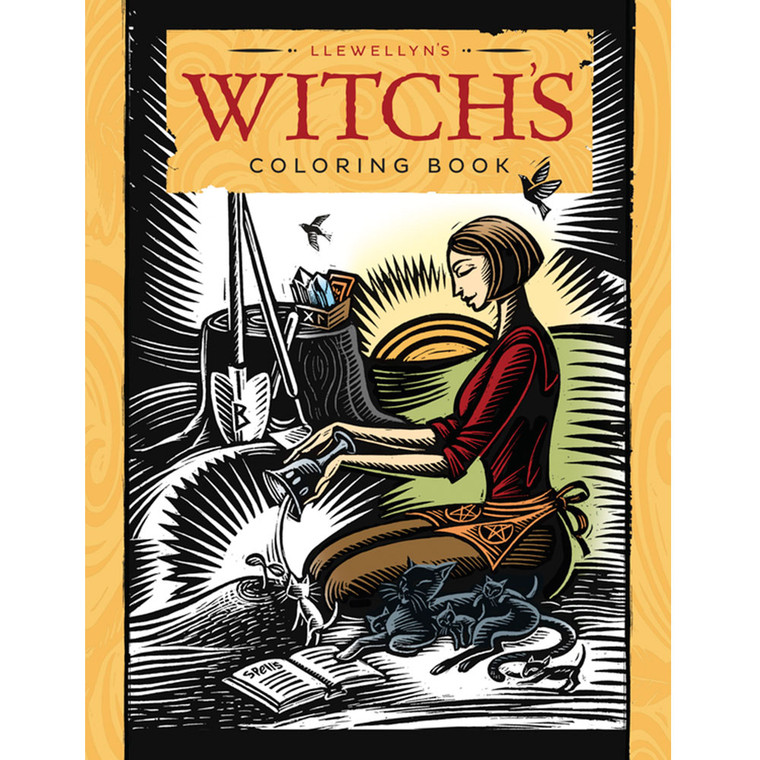 Witch's Coloring Book by Llewellyn