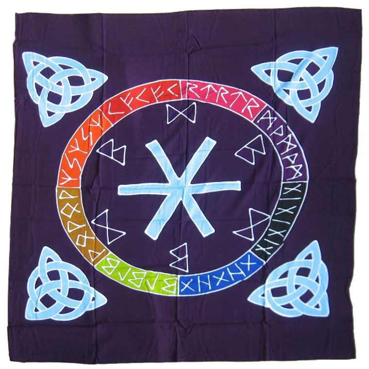 Rune Mother Hand-Painted Altar Cloth (36 Inches)