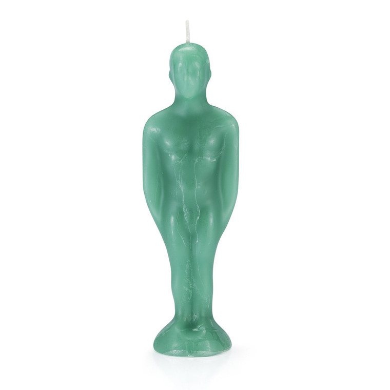 Male Figure Ritual Candle (Green)